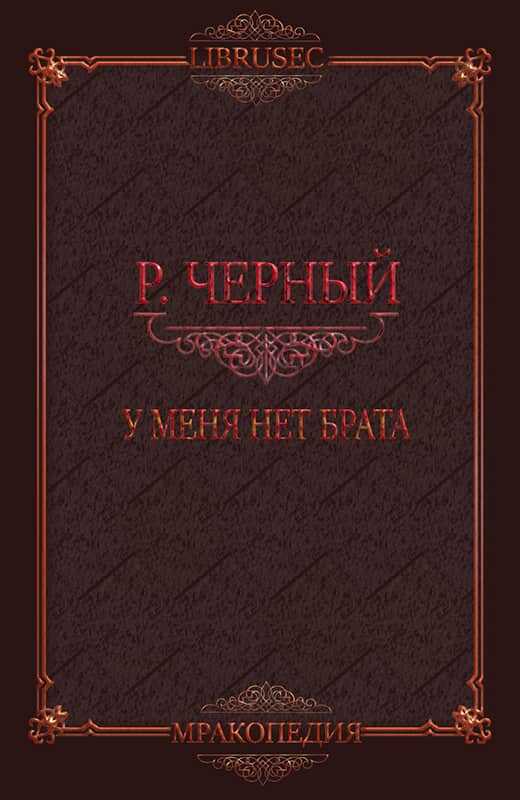 У меня нет брата - Роман Чёрный